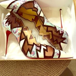 Slightly worn Christian Louboutins  size 40 1/2